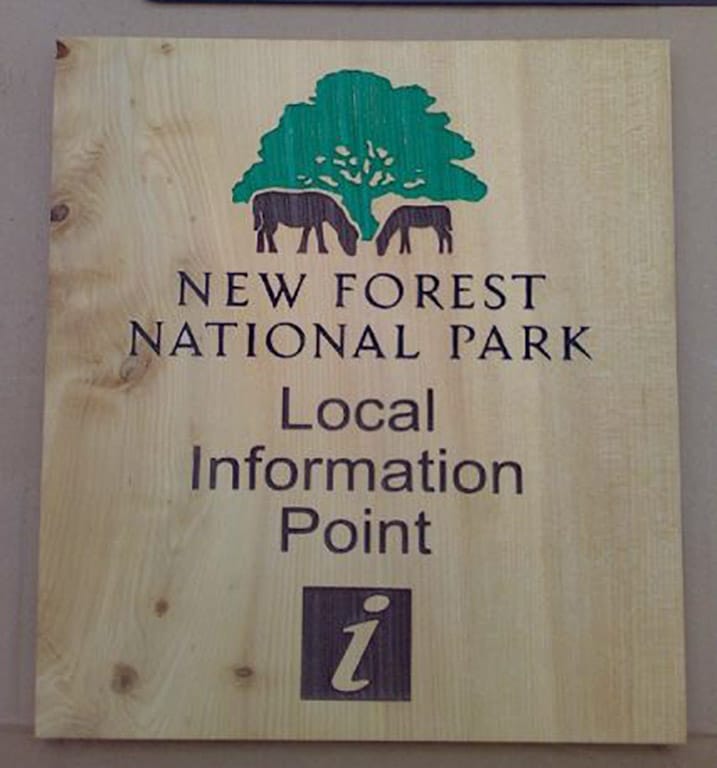 Information-point-sign-new-forest